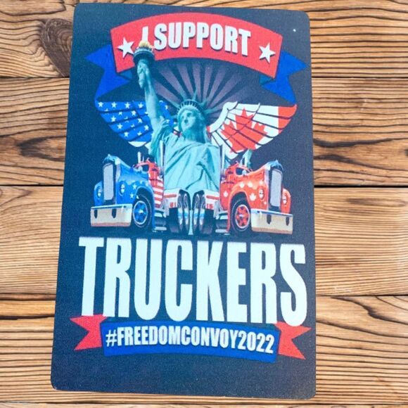 Handmade Other - I Support Truckers Freedom Convoy 2022 Magnet